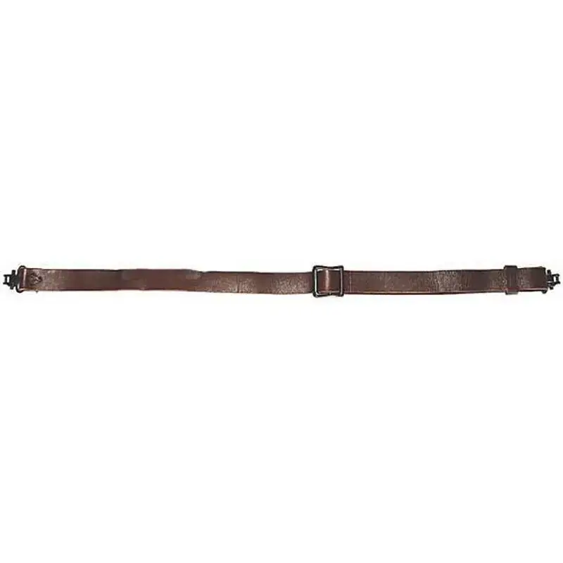 Allen 8432 Slide & Lock Sling with Swivels 1.25" W Adjustable Brown Leather for Rifle