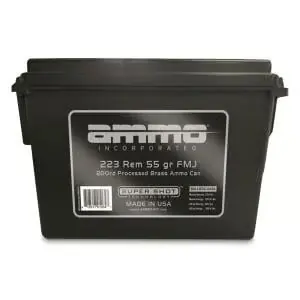 AMMO INC .223 REM 55GR FMJ 200RD AMMO CAM