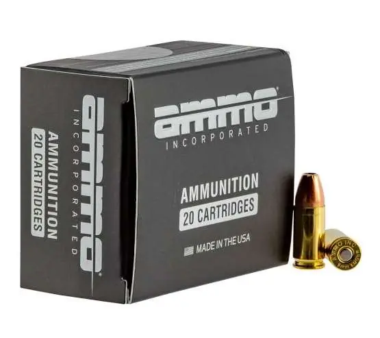 Ammo Inc 40180JHPA20 Jesse James Black Label 40 S&W 180 gr Jacketed Hollow Point (JHP) 20 Round Box