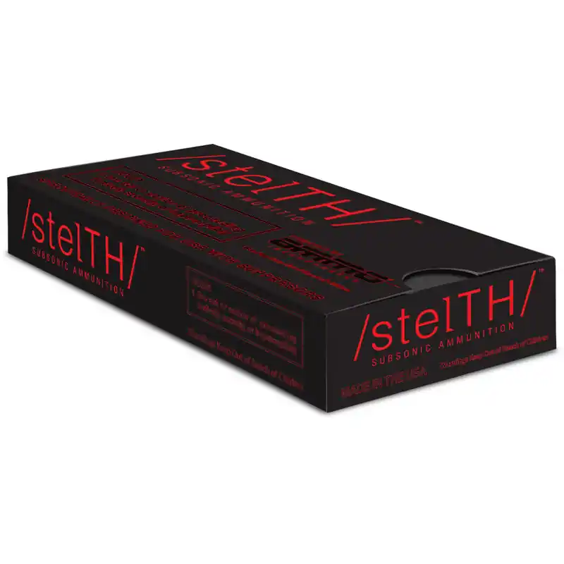 Ammo Inc 40180TMC Stelth 40 S&W 180 gr Total Metal Jacket (TMJ) 50 Round Box