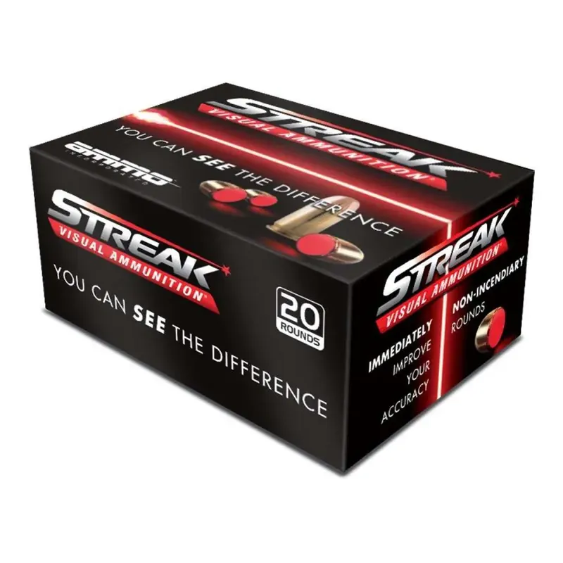 Ammo Inc 45230TMCSTRK Streak 45 ACP 230 gr Total Metal Jacket (TMJ) 20 Round Box