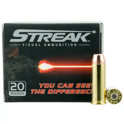 Ammo Inc 45C250TMCSTR Streak 45 Colt (LC) 250 gr Total Metal Jacket (TMJ) 20 Round Box