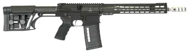 ArmaLite AR103GN13 AR-10 Competition 308 Win 13.50" 25+1 Black Hard Coat Anodized Adjustable Luth-AR MBA-1 Stock
