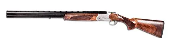 American Tactical Imports Cavalry SVE Over/Under Shotgun 12 Gauge 26" Vent Rib Barrel Silver Receiver Walnut Stock Blue