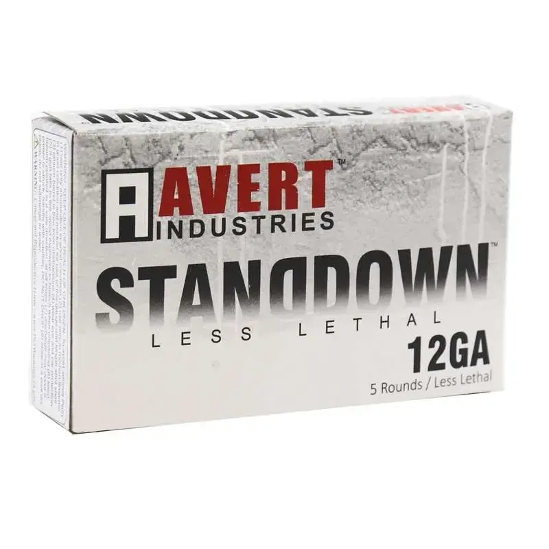 Avert Industries Standdown 12GA Rubber Buckshot 5RD/BX