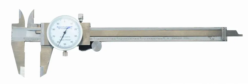 Frankford Arsenal 516503 Stainless Steel Dial Caliper Multi-Caliber