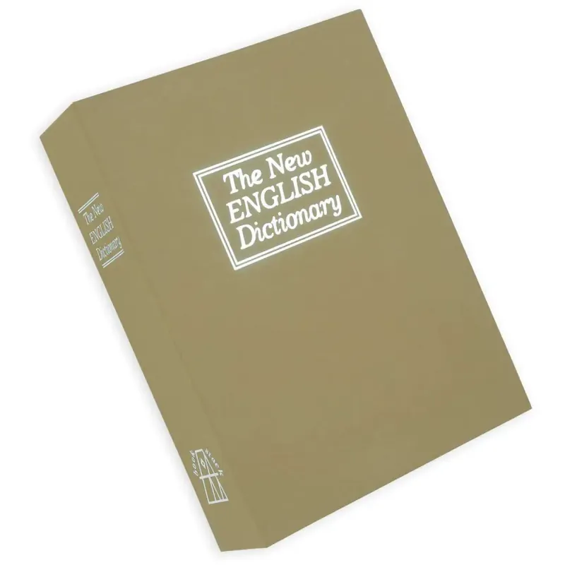 Bulldog BD1182 Deluxe Diversion Book Vault Mechanical Combination Brown Steel