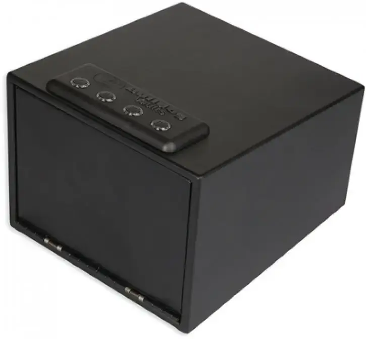 Bulldog BD4040 Magnum LED Quick Vault Biometric RFID Black 16 Gauge Steel