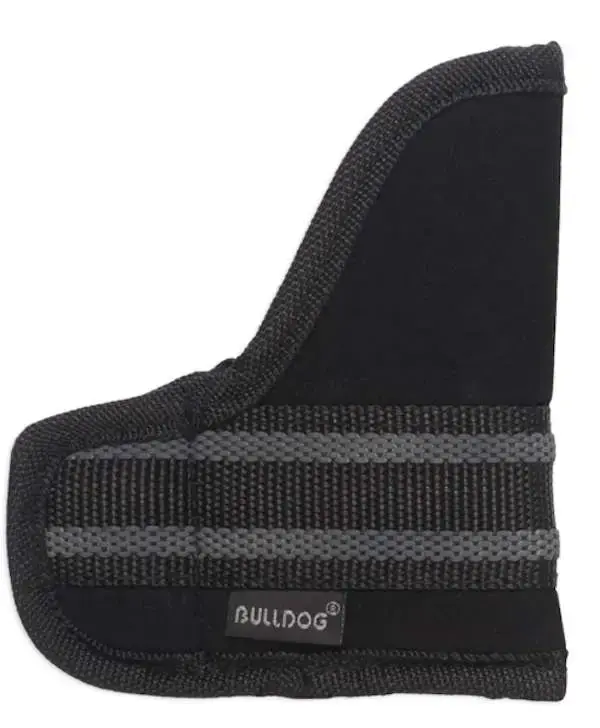 Bulldog BDIPM Inside Pocket Holster Medium Black Synthetic 380 Most Ambidextrous Hand