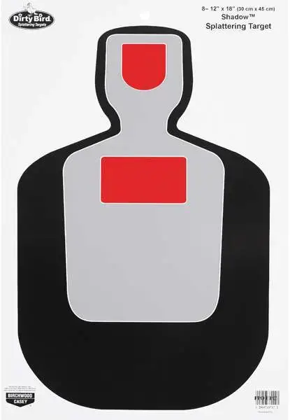 Birchwood Casey 35712 Dirty Bird BC-19 Silhouette Hanging Paper Target 12" x 18" 100 Per Pack