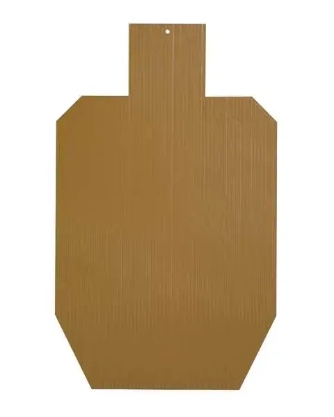 Birchwood Casey 38459 Sharpshooter Practice Target 18" x 29.9" Silhouette Plastic Brown/White