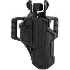 Blackhawk 410200BKL T-Series L2C Light Bearing Black Polymer OWB Glock 17,19,22,23,31,32,45,47 w TLR 7/8 Left Hand