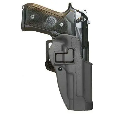 Blackhawk 410504BKL Serpa CQC Concealment Black Matte Polymer OWB Beretta 92,96 (not Elite,Brig, M9A1) Left Hand