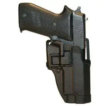 Blackhawk 410506BKL Serpa CQC Concealment Black Matte Polymer OWB Sig P220/P226 Left Hand