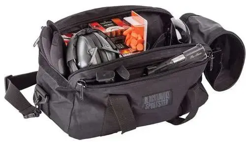 Blackhawk 74RB02BK Sportster Pistol Range Bag Transport Bag 600D Polyester 16" x 9" x 8" Black