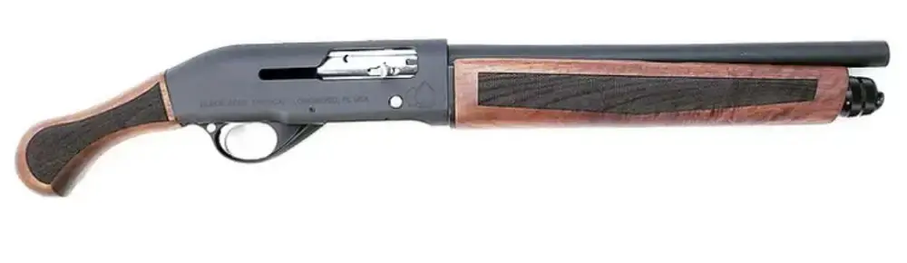 BLACK ACES TAC PRO SERIES S WALNUT SHOCKWAVE SEMI AUTO SGA 12GA 14 INCH BLK WAL 4+1 26.5 INCH OL