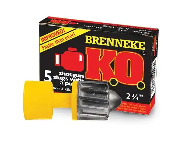 BRENNEKE USA 20GA KO 2-3/4" 3/4OZ. SLUG 5PK.