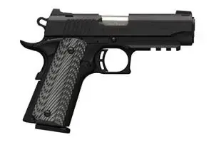 Browning 051909492 1911-380 Black Label Pro Compact 380 ACP 3.63" 8+1 Black Black Stainless Steel Black/Gray G10 Grip