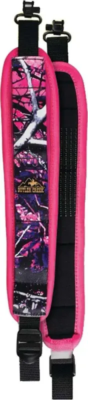 Butler Creek 181010 Comfort Stretch Sling with Uncle Mike's QD Swivels 2.25" W x 44" L Adjustable Muddy Girl Neoprene for Rifle