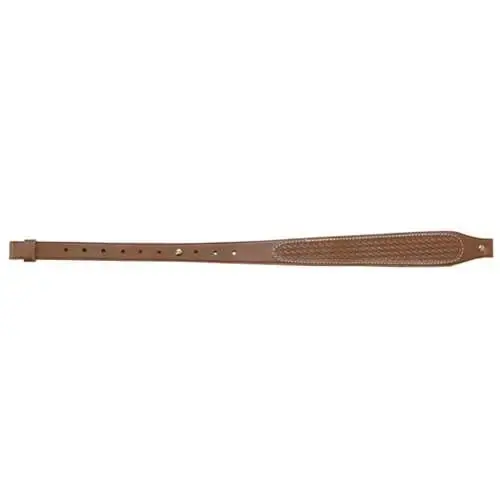 Butler Creek 26412 Cobra Sling 1" W x 36" L Brown w/Basket Weaver Leather for Rifle/Shotgun