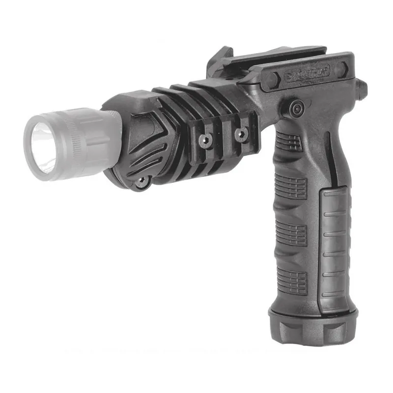 Command Arms Vertical Grip w/Flashlight Adaptor Matte Black Polymer