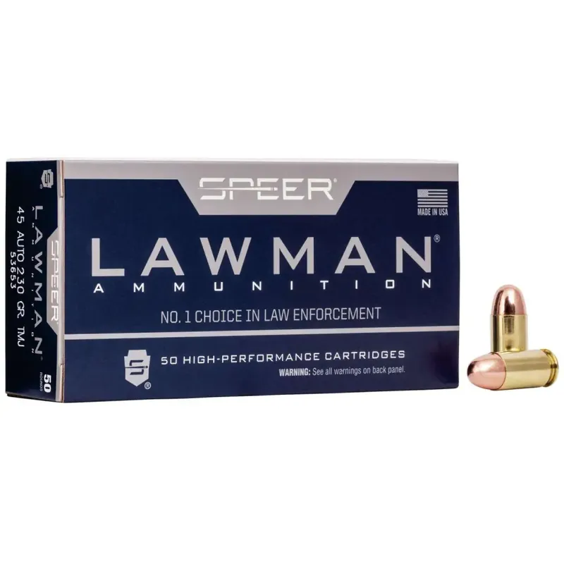 CCI/Speer Speer Lawman 45 ACP 230Gr Total Metal Jacket