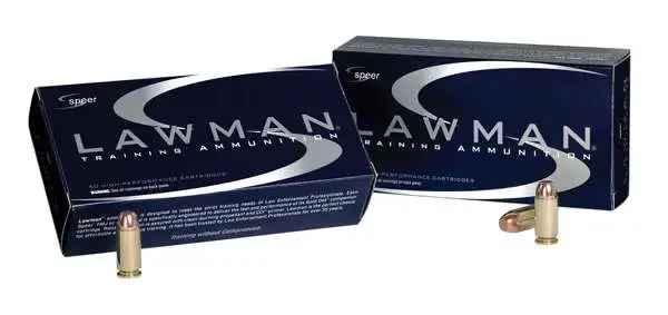 Speer Ammo 53750 Lawman 38 Special +P 158 gr Total Metal Jacket (TMJ) 50 Round Box