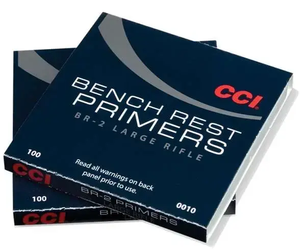 CCI 0010 Bench Rest BR-2 Large Rifle Primer 100 Per Box 10 Boxes Per Case Total 1000