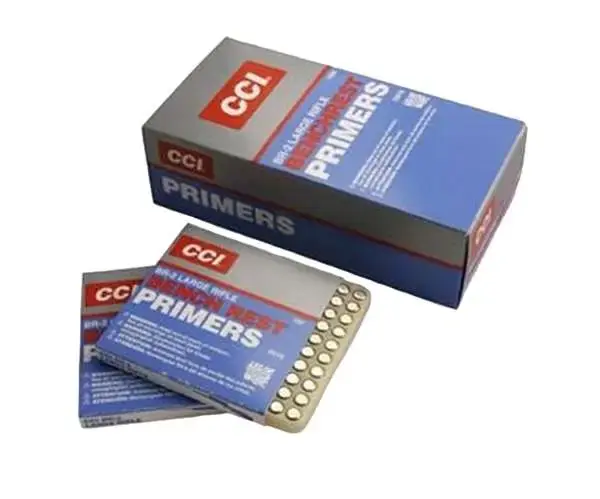 CCI 0019 Bench Rest BR-4 Small Rifle Primer 100 Per Box 10 Boxes Per Case Total 1000