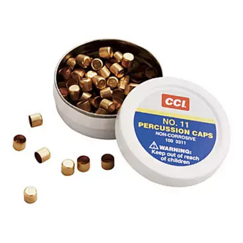 CCI 311 Percussion Cap Black Powder Copper #11 100 per package, 5 per Case