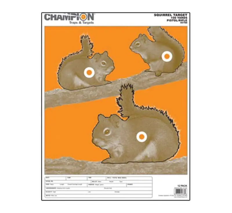 Squirrel Target Large 12Pk