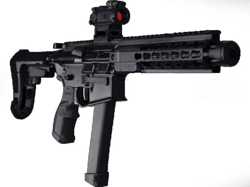 BRIGADE MFG FOSTECH BM-9 HGA 9MM 9IN BBL 8IN U-RAIL FORGED BLK SBA3 BRACE 33RD W/FOSTECH ECHOII