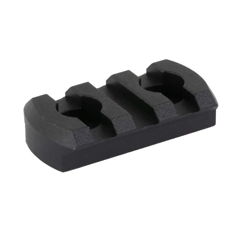 CMC Triggers 81721 M-LOK Rail 3-Slot Picatinny Matte Black Hardcoat Anodized 1.60"