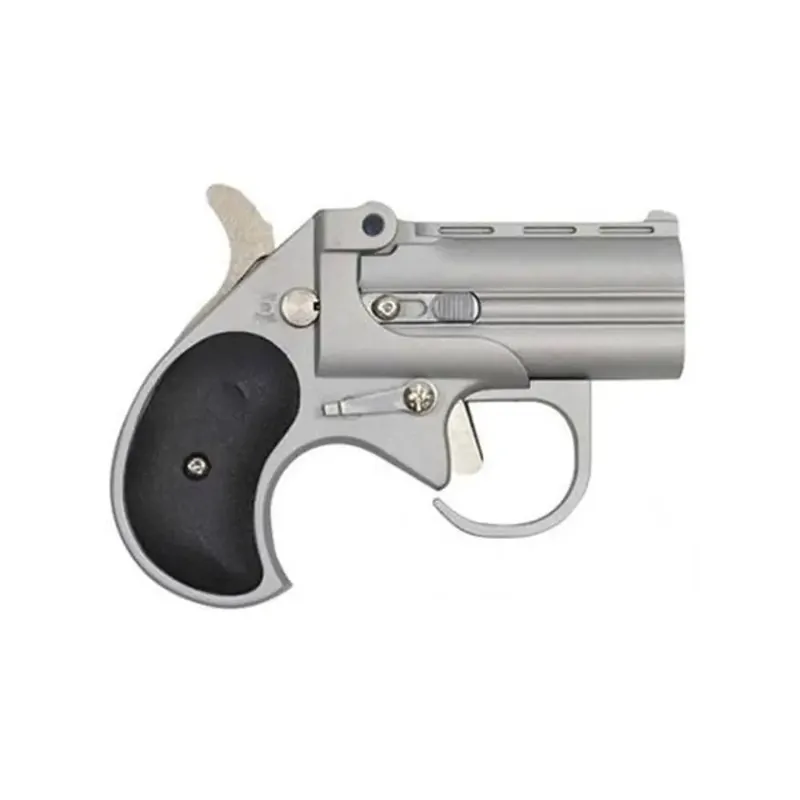 COBRA PISTOL/BEARMAN IND BBG380S 380 ACP 2.75" 2rds Satin Nickel W/Black Grips