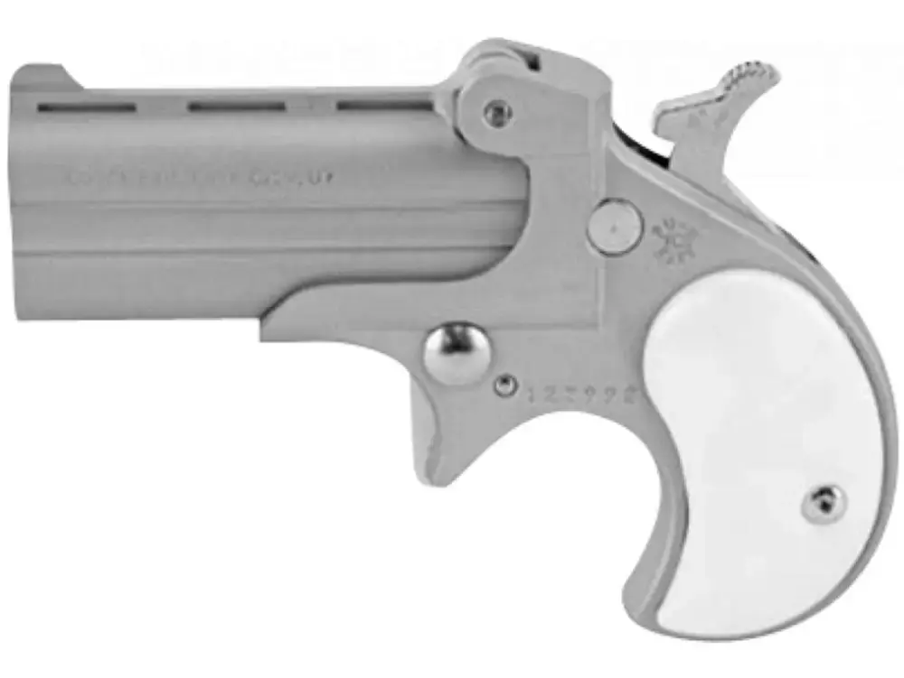 COBRA PISTOL/BEARMAN IND CL22MSP 22 Mag 2.4" 2rds Satin Nickel W/Pearl Grips