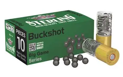 CEN STERLING 12GAUGE 2.75 00BK 10 RNDS/BOX