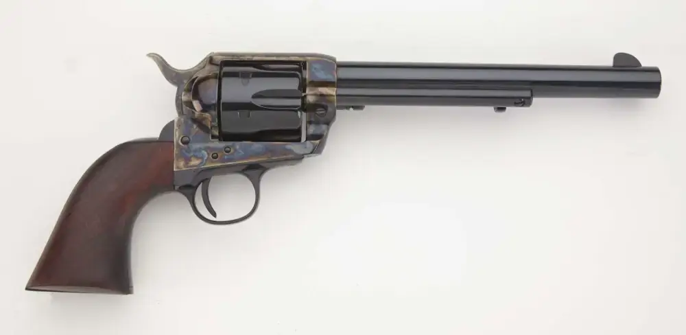 EMF CALIFORNIAN HGR 357 MAG 7 1/2" BBL CCH BLUE WALNUT GRIP