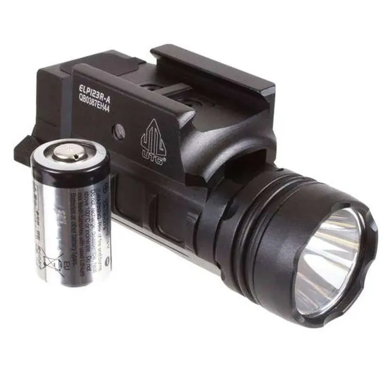 UTG Sub-Compact LED Pistol Light - Black | 400 Lumens | Ambidextrous | Integral Mount