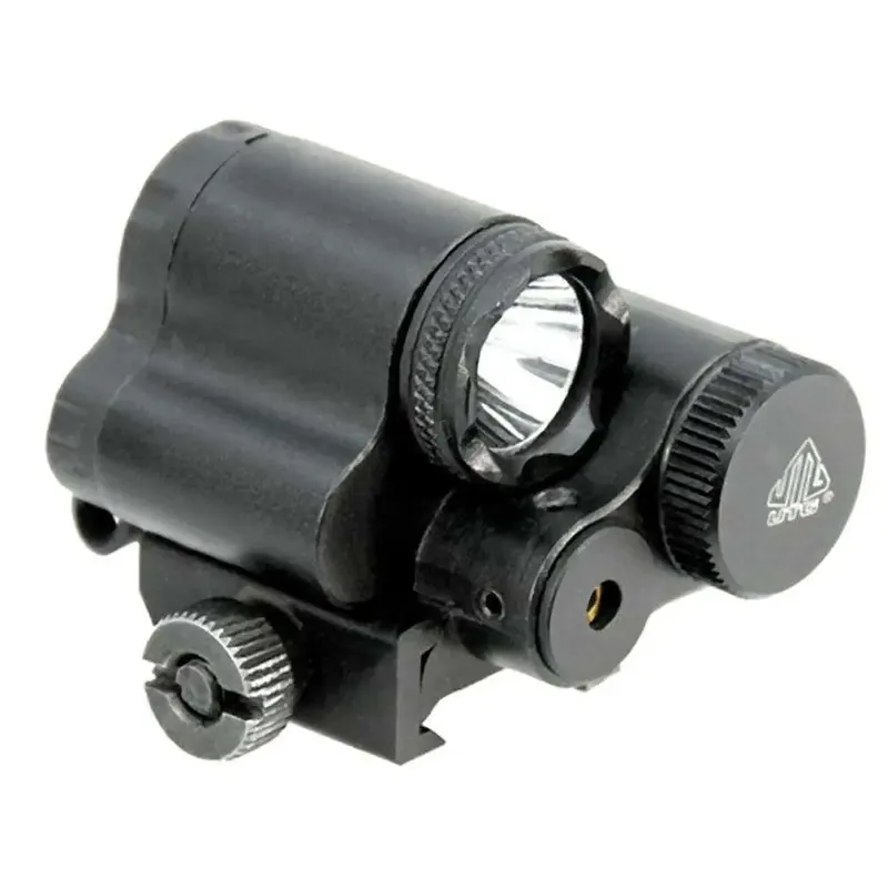 UTG Sub-Compact LED Light w/ Laser - Red | 120 Lumens | Integral Mount