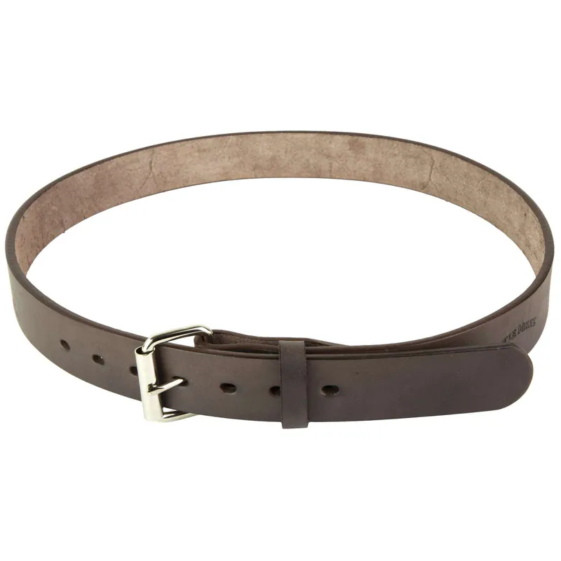 UNC-LEATHER BLT-UM-38/42-DBR GUN BELT DARK BRN