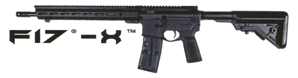 Franklin Armory F17-X Piston Rimfire Rifle - Black | .17 WSM | 16" Barrel | 20rd