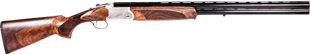 ATI Cavalry Over/Under 28 Gauge 26" 3" Turkish Walnut Stk Aluminum Alloy w/Engraving Blued