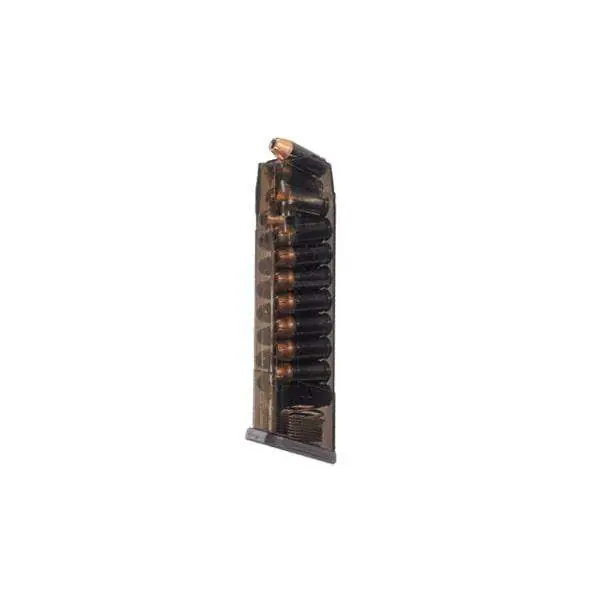 ELITE TACTICAL SYSTEMS GLOCK 21 MAGAZINE CARBON SMOKE 18RD 45 ACP