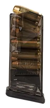 ELITE TACTICAL SYSTEMS GLOCK 27 MAGAZINE CARBON SMOKE 9RD 40 S&W