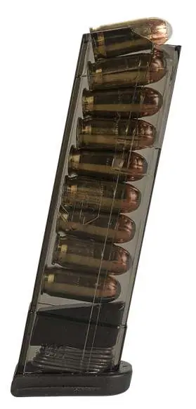 ELITE TACTICAL SYSTEMS GLOCK 42 MAGAZINE CARBON SMOKE 9RD 380 AUTO