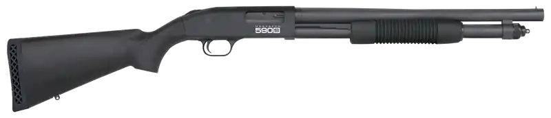 MOSSBERG 590S 12GA 18.5" 9RD 1.75"-3" MATTE BLUE SYNTHETIC