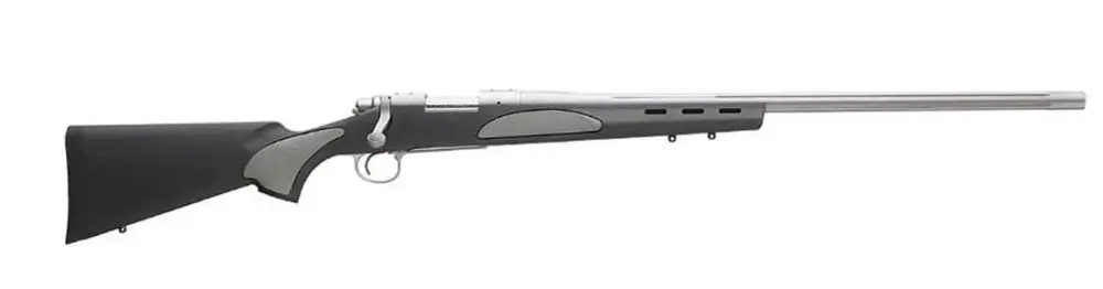 REMINGTON 700 VARMINT SF 6.5CM REM 26" HB FLUTED SS/BLK SYN