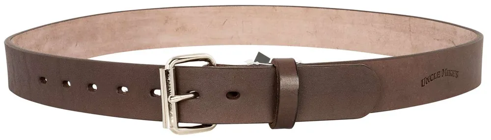 UNC-LEATHER BLT-UM-48/52-DBR GUN BELT DARK BRN