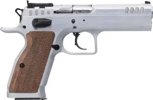 TANFOGLIO STOCK II 10MM 4.45" 13RND CHROME/CHROME BULL BBL
