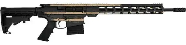 GLFA AR10 RIFLE .308 WIN. 18" NITRIDE BBL DESERT FLAG 10-RDS